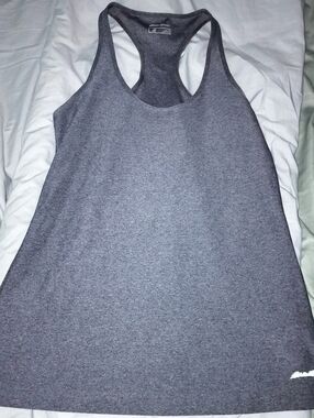 Eddie Bauer FreeDry Compression Style Charcoal Gray Racerback Performance Tank